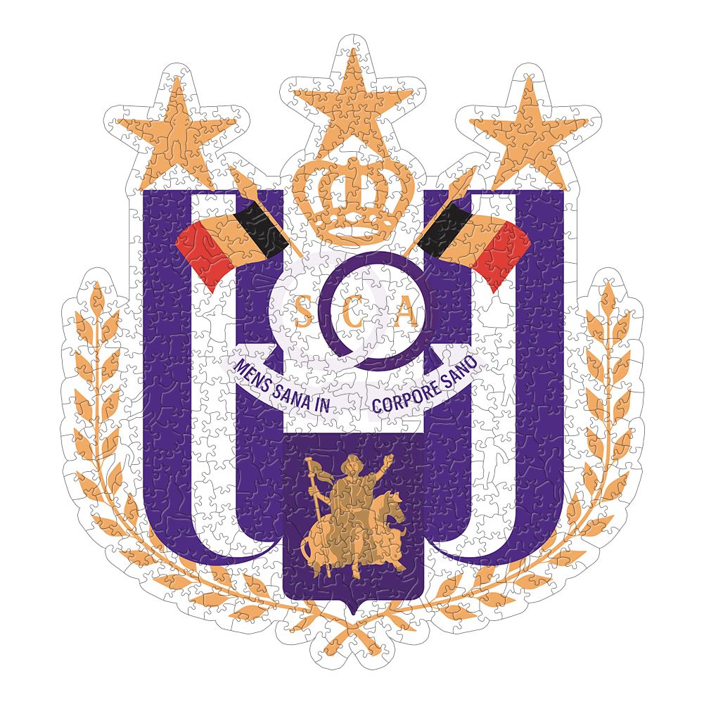 Logo de Anderlecht - Rompecabezas de Madera