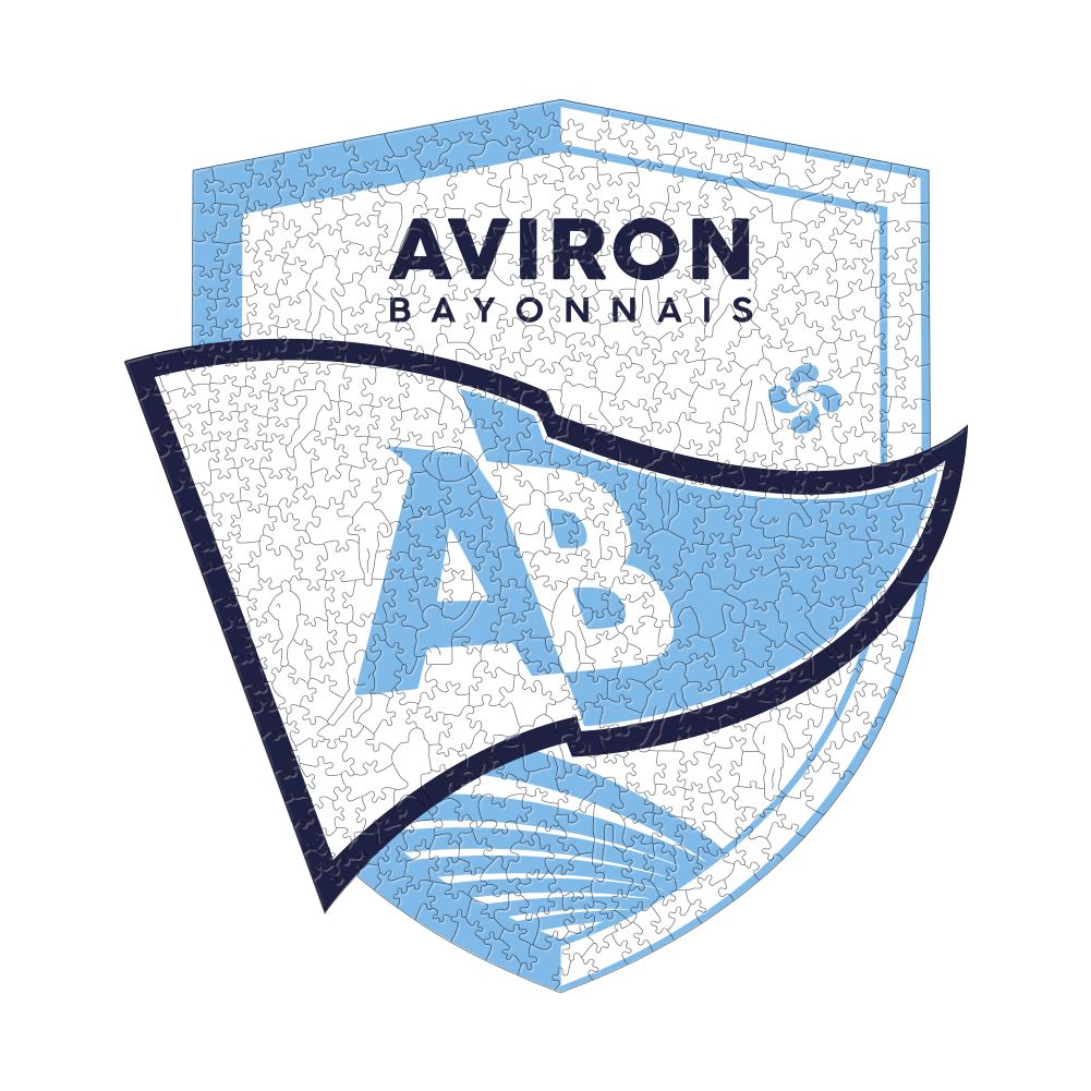 Logo Aviron - Rompecabezas de Madera