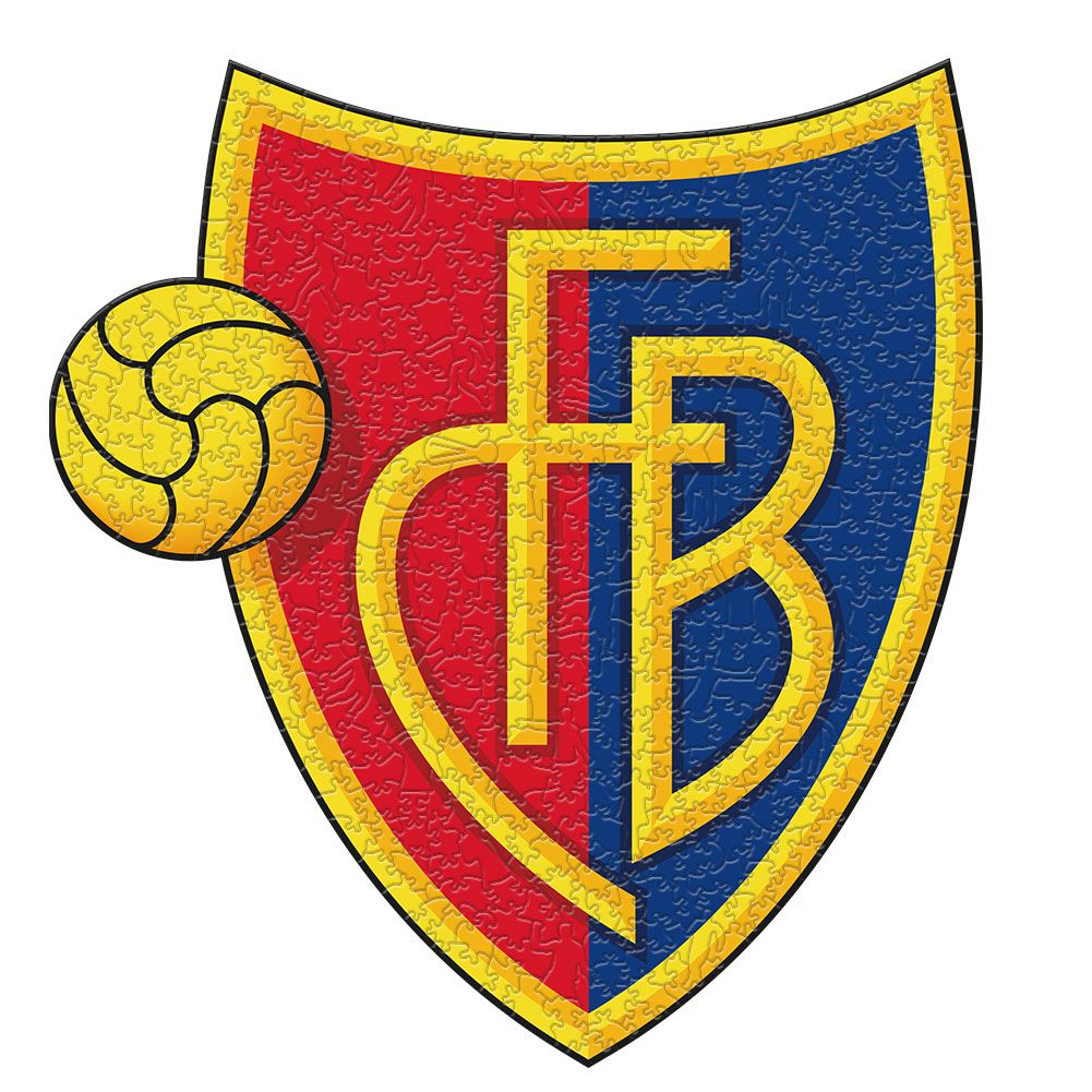 FC Bâle Logo - Holzpuzzle