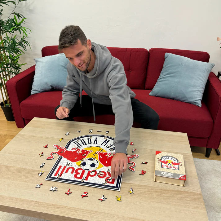 Logo New York Red Bull - Puzzle in Legno