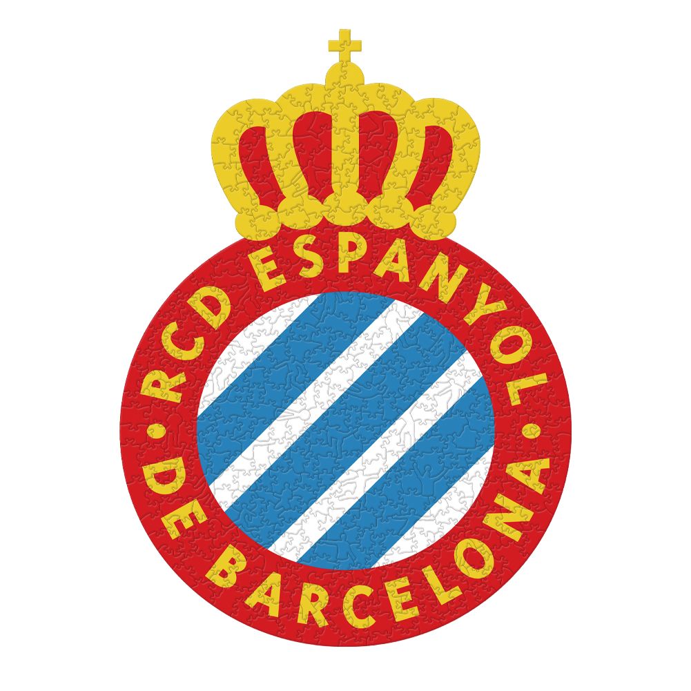 Espanyol-Logo - Holzpuzzle