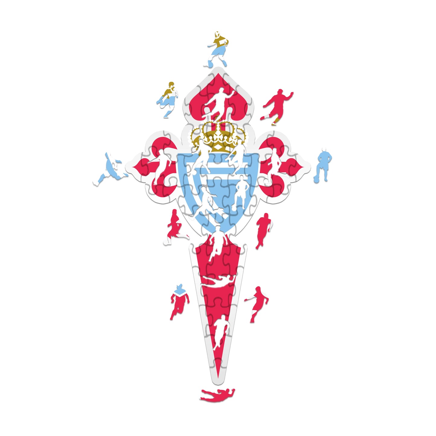 Logo de Celta Vigo - Rompecabezas de Madera