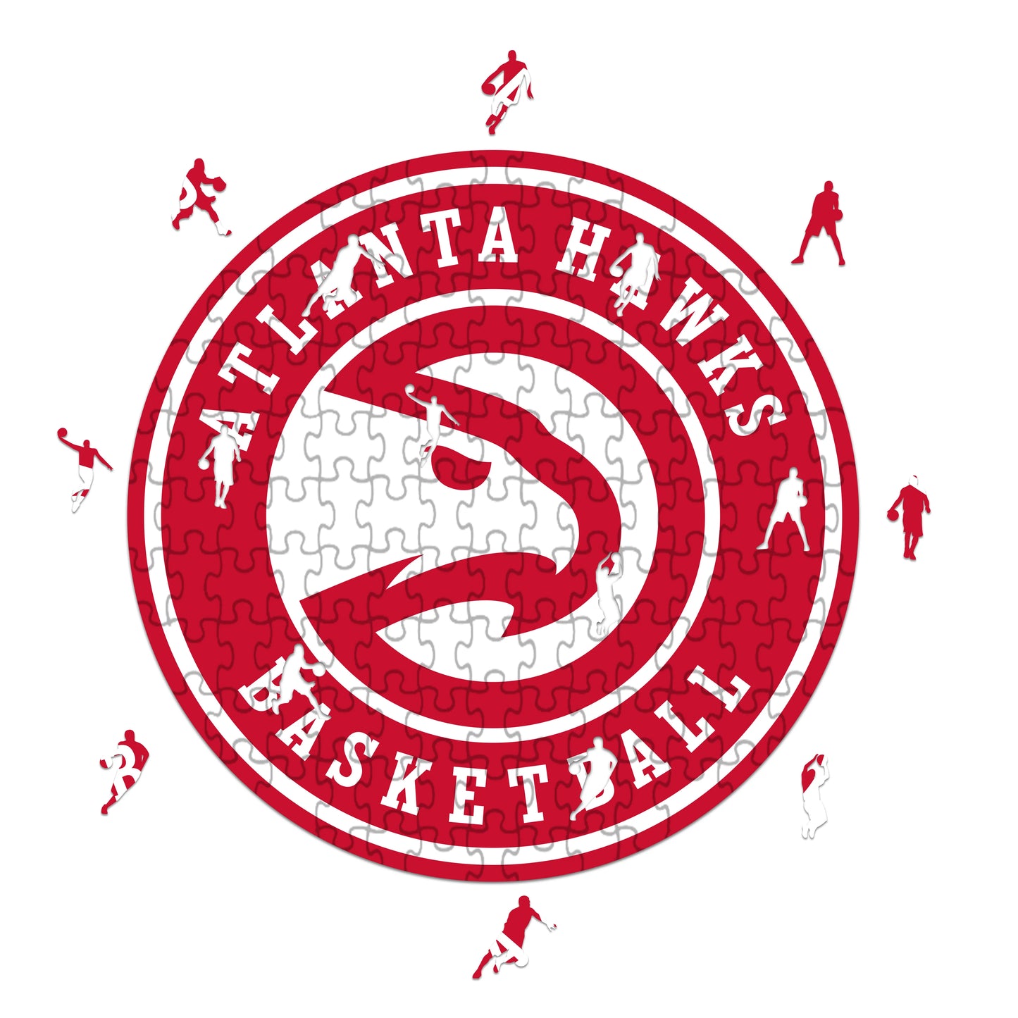Atlanta Hawks Logo - Holzpuzzle