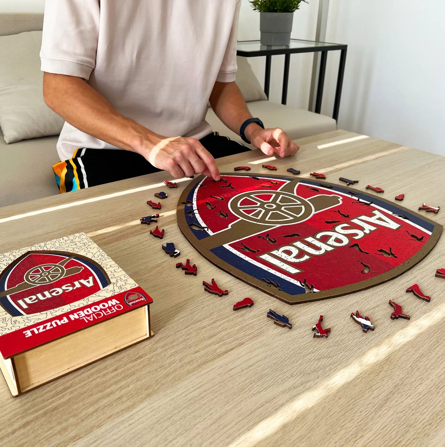 Logo del Arsenal FC - Rompecabezas de Madera