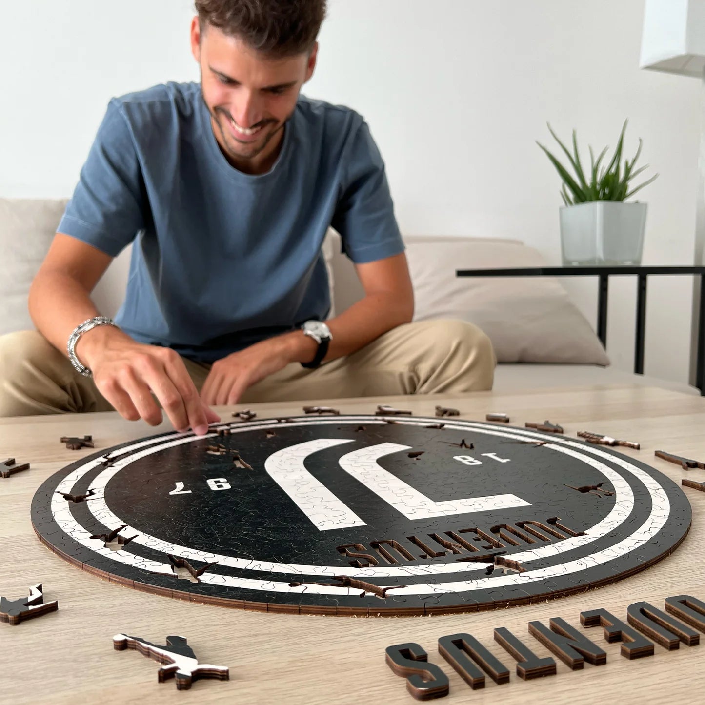 Juventus-Logo - Holzpuzzle