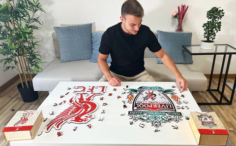 Liverpool FC Logo - Holzpuzzle
