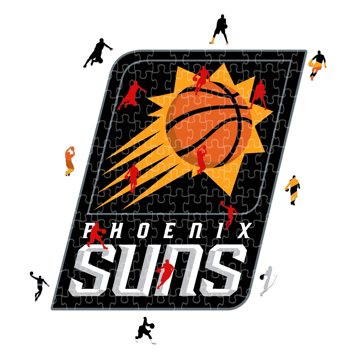 Logo de Phoenix Suns - Rompecabezas de Madera