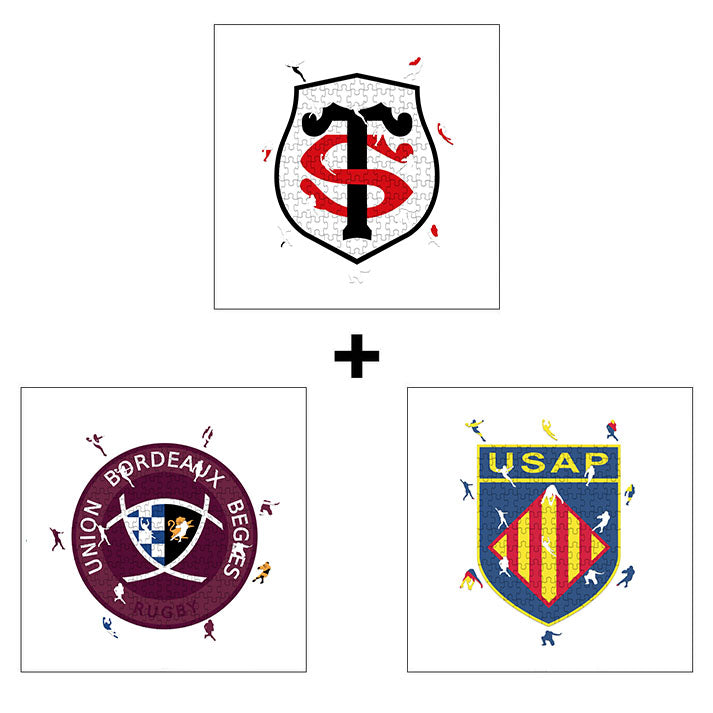 3 Puzzles de equipos de rugby a elegir