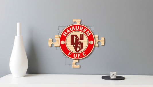 Fan‑Herz an der Wand: cadeau foot mit personalisiertem Holz‑Puzzle (puzzle personnalisé joueur/club) – Nostalgie, Stolz und stilvolle Wanddeko für echte fan de football
