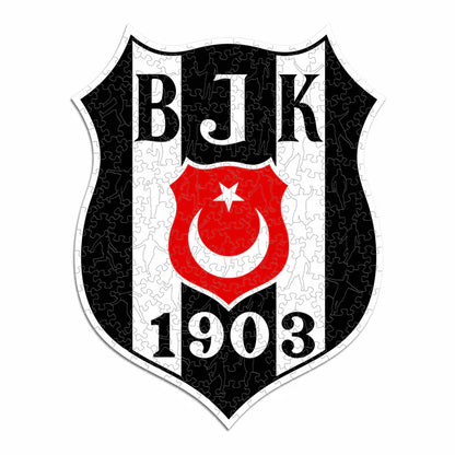 Logo de Beşiktaş J.K - Rompecabezas de Madera