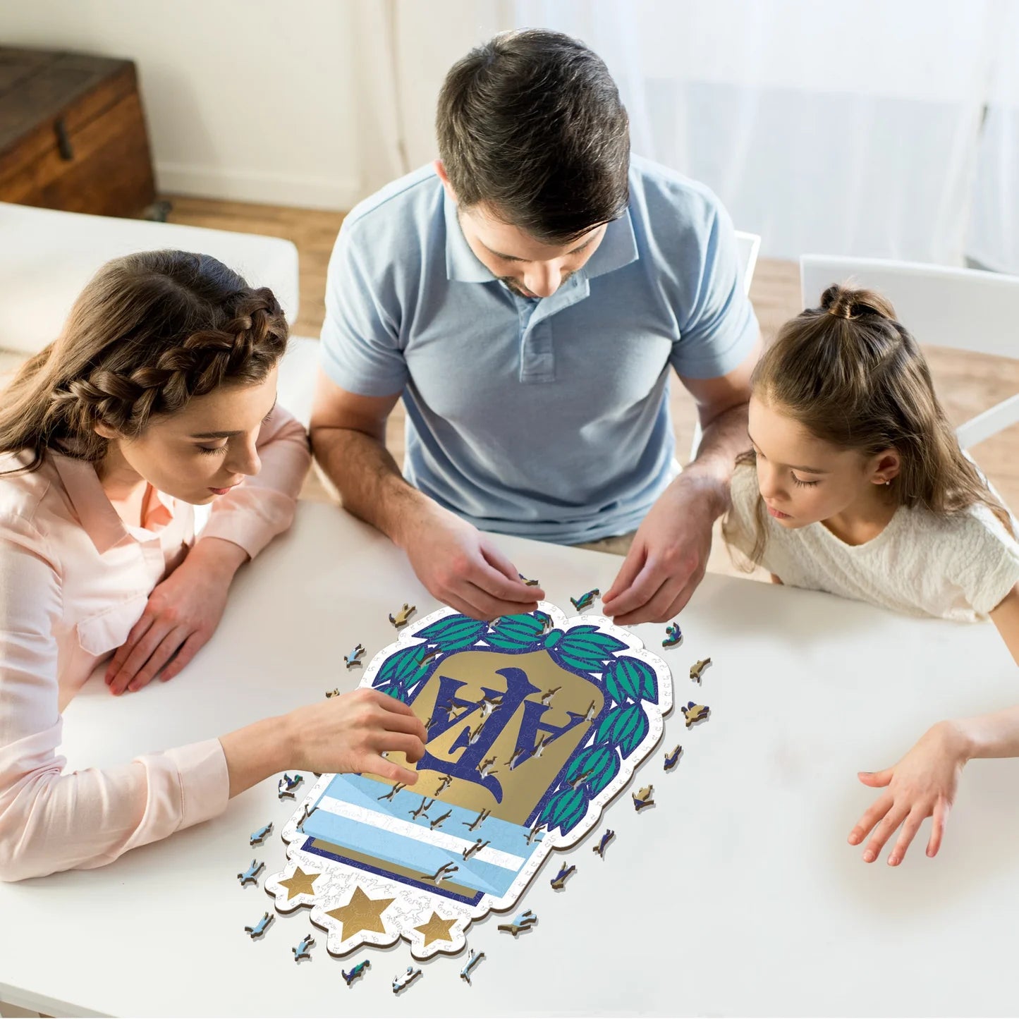 Argentinisches Logo - Holzpuzzle