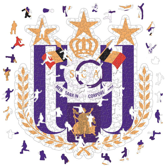 Logo Anderlecht - Puzzle di Legno