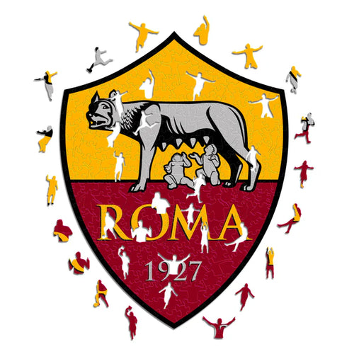 AS Roma Logo - Holzpuzzle