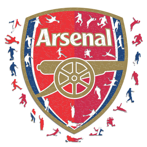 Arsenal FC Logo - Wooden Puzzle