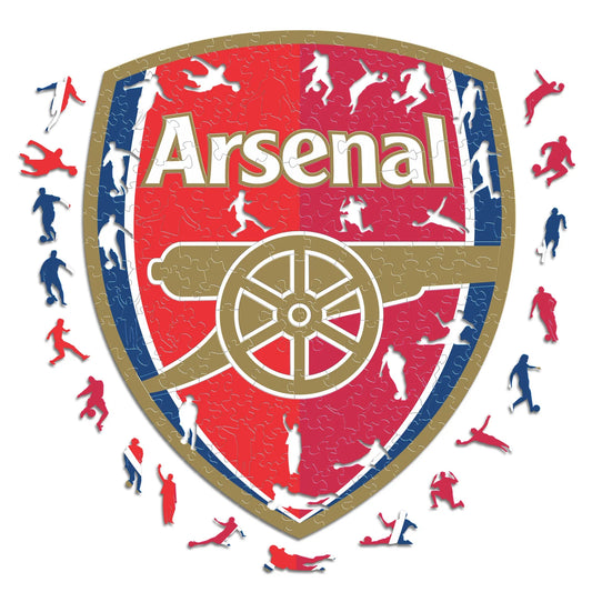 Arsenal FC Logo - Wooden Puzzle