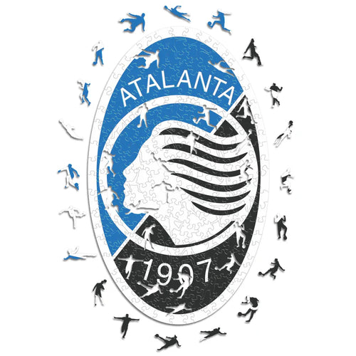 Atalanta BC Logo - Holzpuzzle
