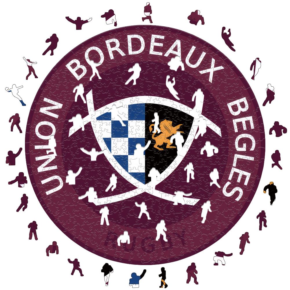Logo Bordeaux-Bègles - Puzzle in Legno