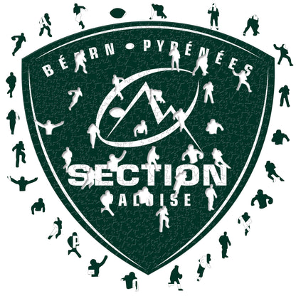 Section Paloise Logo - Holzpuzzle