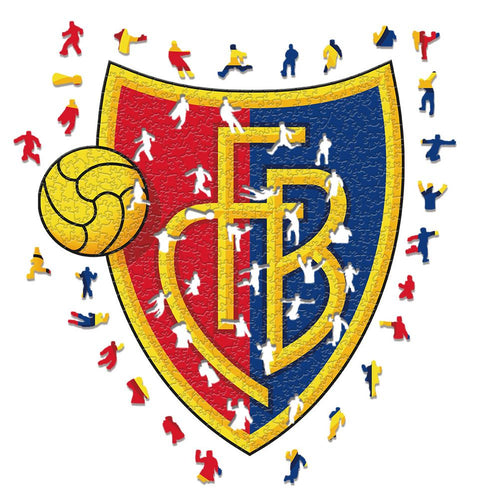 FC Bâle Logo - Holzpuzzle