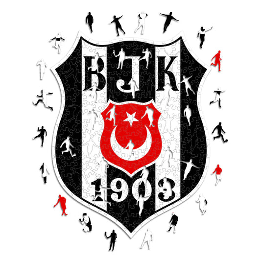Beşiktaş J.K Logo - Wooden Puzzle