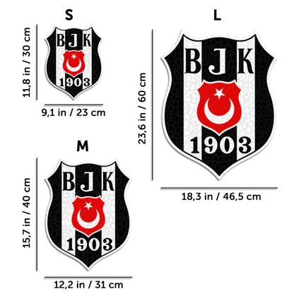 Logo de Beşiktaş J.K - Rompecabezas de Madera
