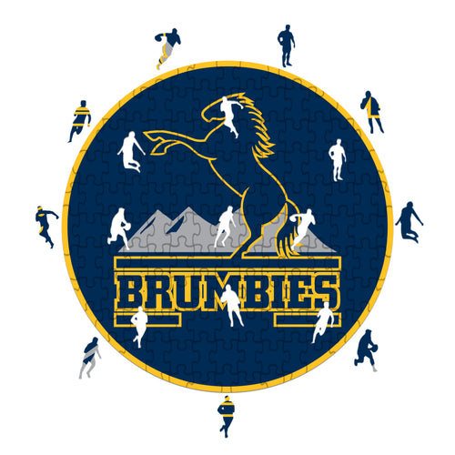 Brumbies-Logo - Holzpuzzle