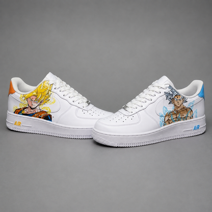 Nike Air Force 1 “Hand-Painted Custom” – Super Saiyan Goku