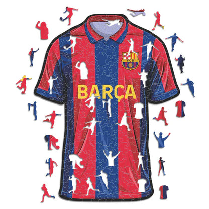 FC Barcelona Maillot - Rompecabezas de Madera