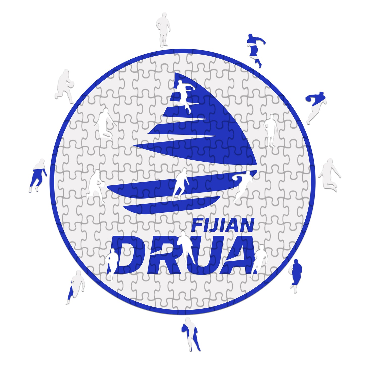 Fijian Drua Logo - Holzpuzzle