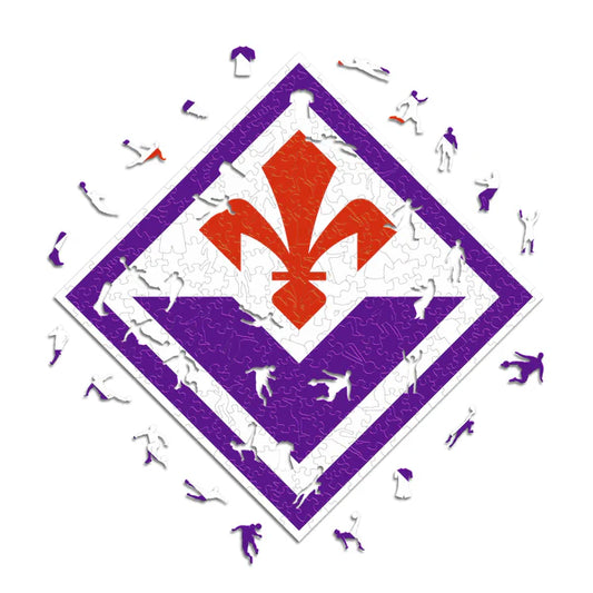 Logo de ACF Fiorentina - Rompecabezas de Madera