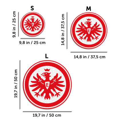 Eintracht Frankfurt Logo - Holzpuzzle