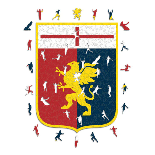 Logo de Genoa CFC - Rompecabezas de Madera