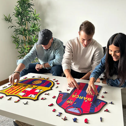 FC Barcelona Maillot - Rompecabezas de Madera