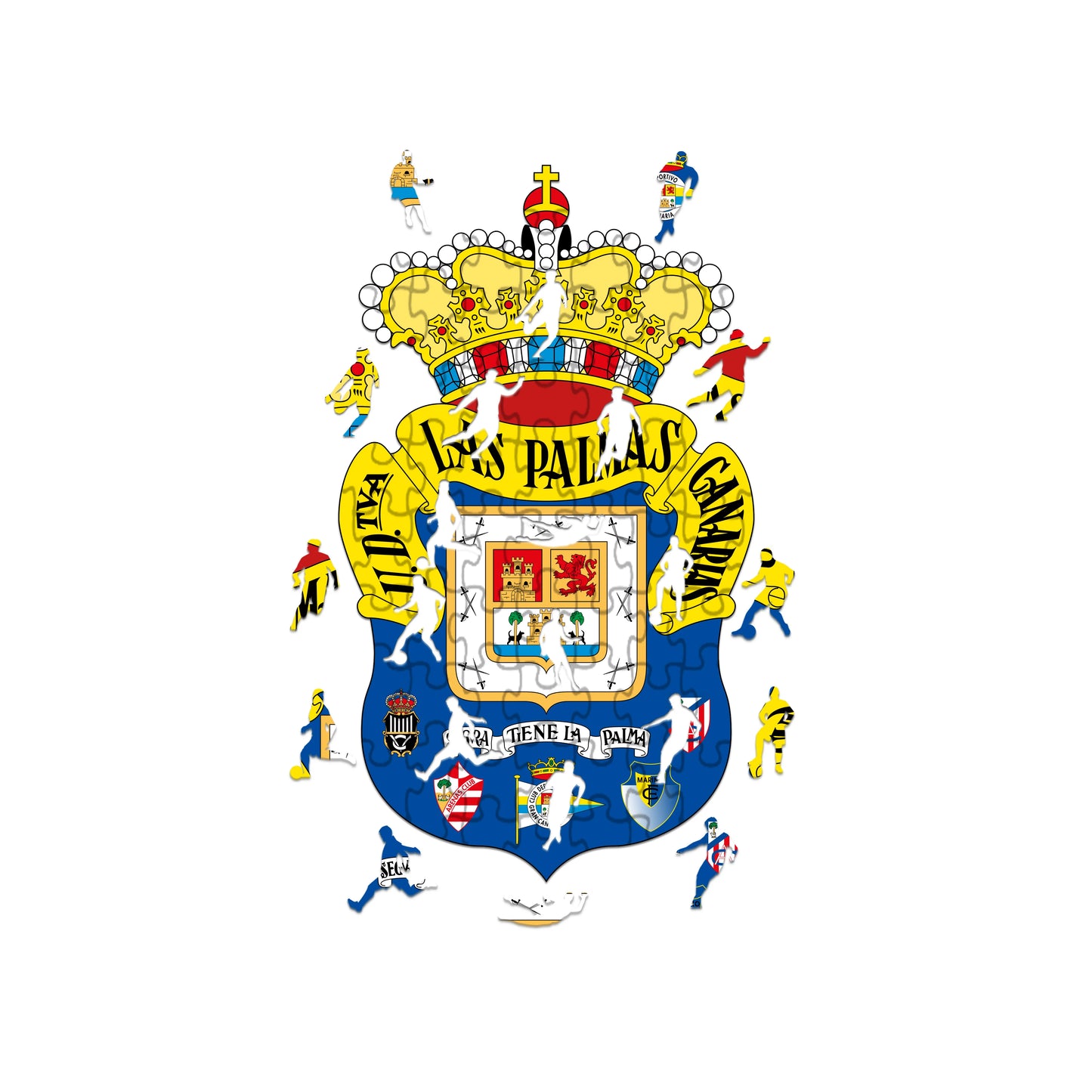 Las Palmas Logo - Holzpuzzle