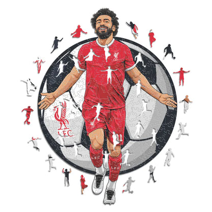 Mohamed Salah - Holzpuzzle