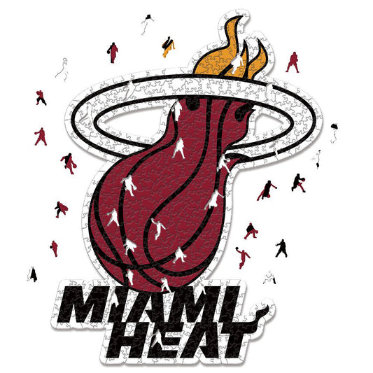 Logo Miami Heat - Puzzle in Legno