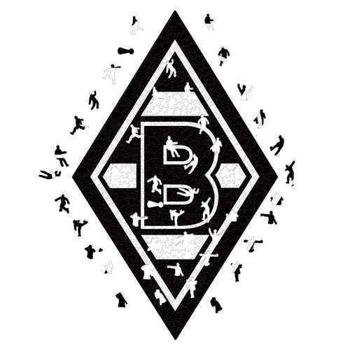 M'gladbach Logo - Holzpuzzle