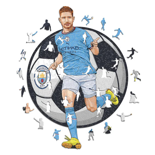 Kevin De Bruyne - Holzpuzzle
