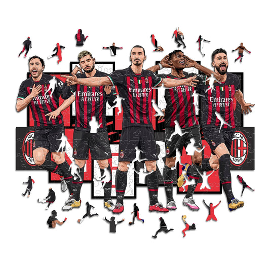 5 Imreoirí AC Milan - Puzal Adhmaid