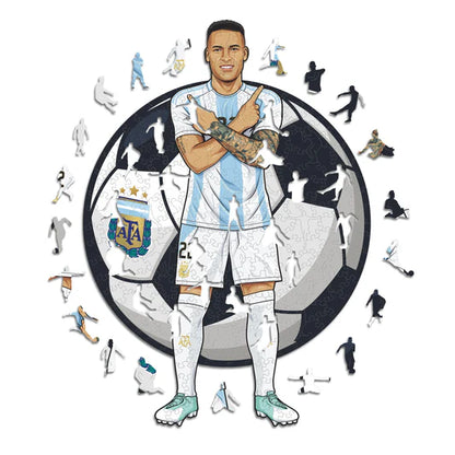 Lautaro Martinez - Holzpuzzle