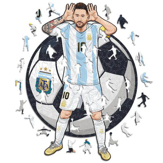 Lionel Messi - Holzpuzzle
