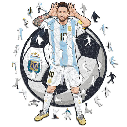 Lionel Messi - Holzpuzzle