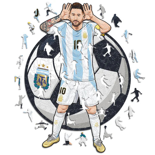 Lionel Messi - Holzpuzzle
