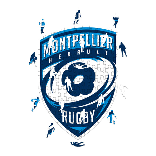 Montpellier Hérault Rugby Logo - Holzpuzzle