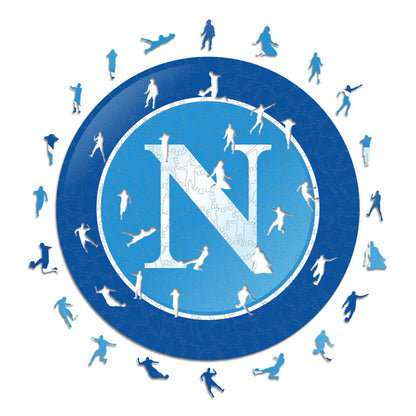 SSC Napoli Logo - Holzpuzzle