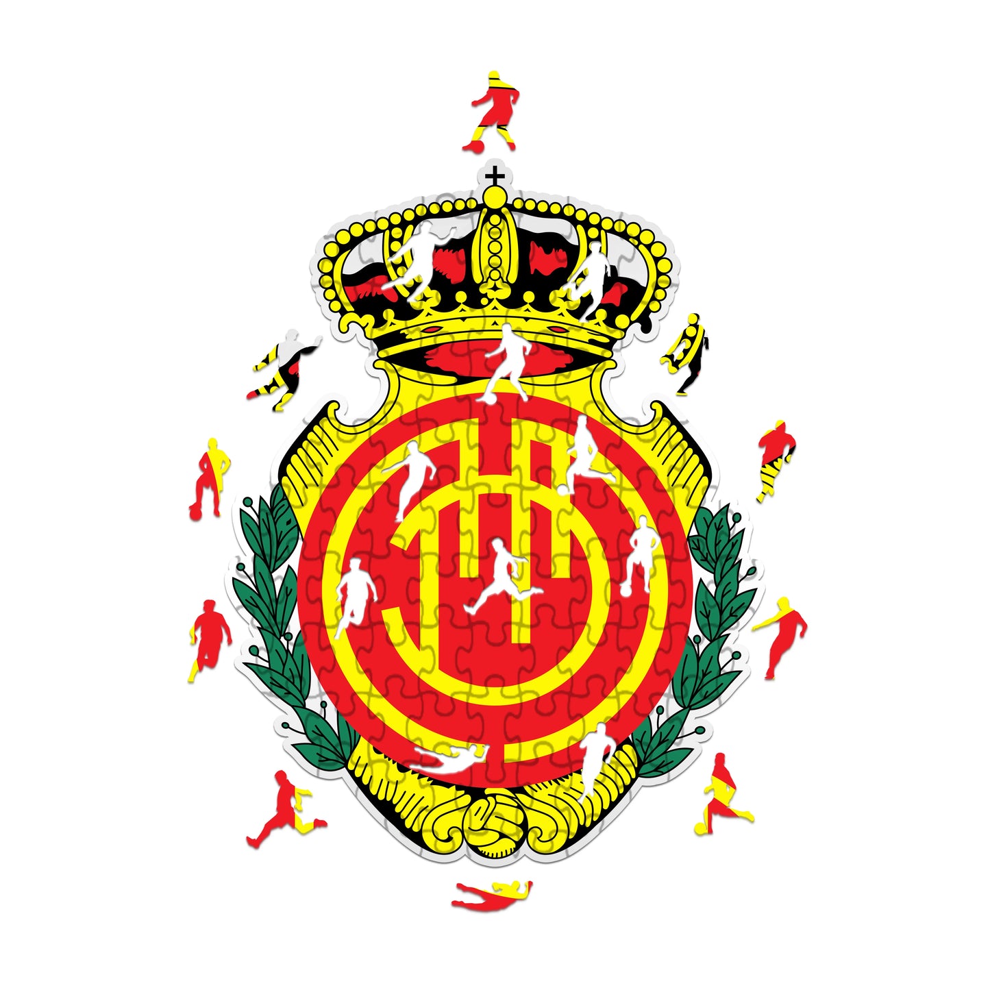 RCD Majorque Logo - Holzpuzzle