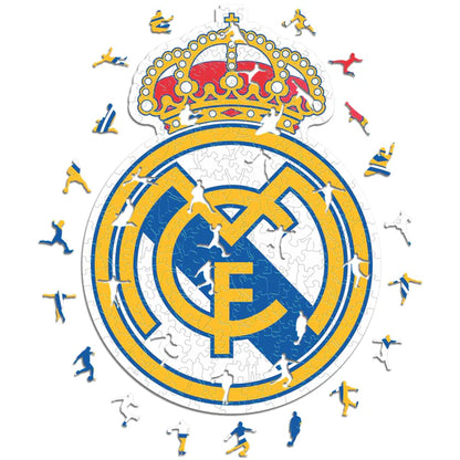 Real Madrid Logo - Holzpuzzle