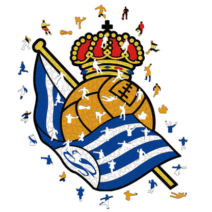 Real Sociedad Logo - Holzpuzzle