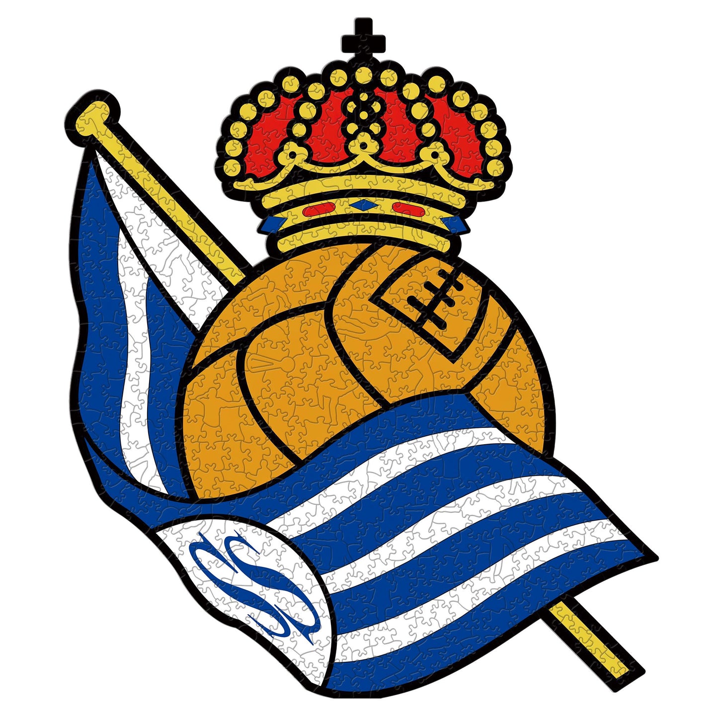 Real Sociedad Logo - Holzpuzzle