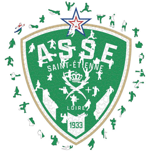 Saint-Etienne - Holzpuzzle